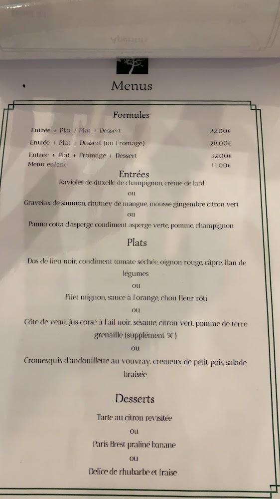 La Croix Des Gardes - Menu Image 1